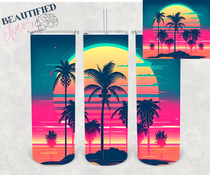 20oz Neon Sunset at the Beach (Summer Launch)