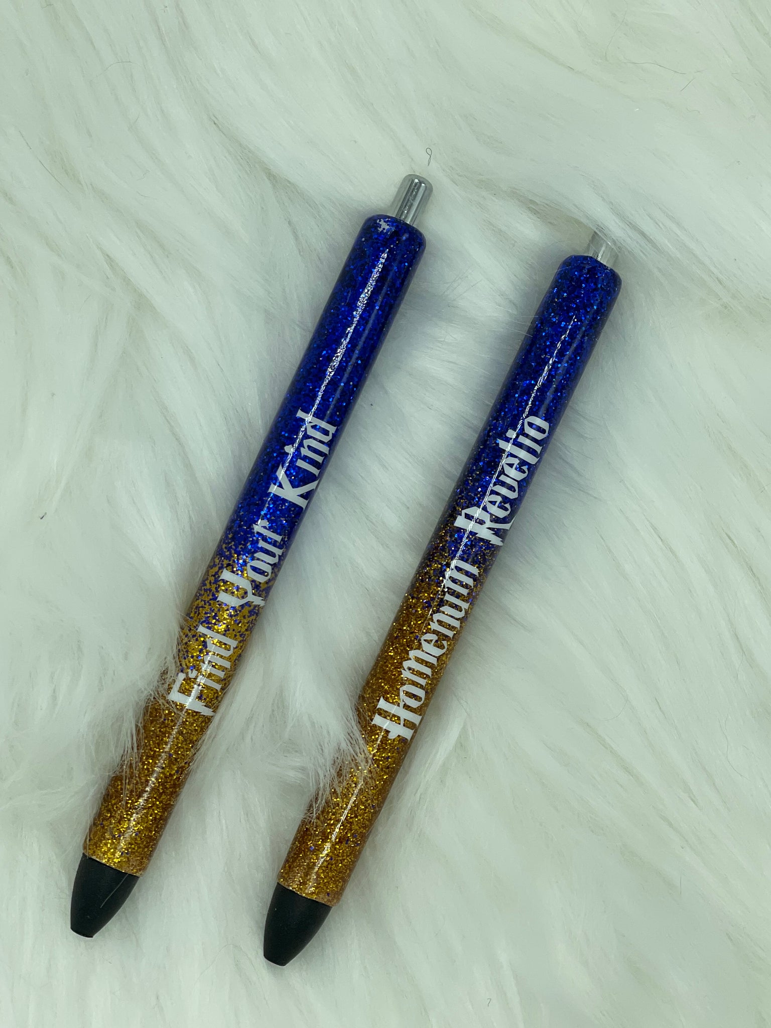 HP Inspired Wizard Houses Glitter Pen Starter Kits with UV Resin Skim Coat  & Charms