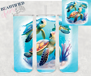 20oz sea turtles Tumbler